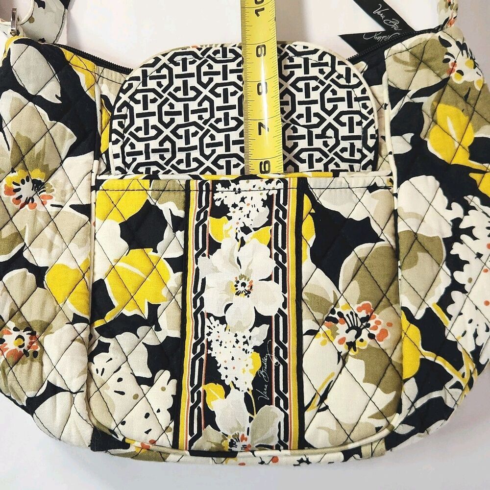 Vera Bradley Cassidy Bag Dogwood Quilted Floral Crossbody Purse Boho Lightweight - Picture 10 of 12